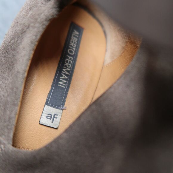 Alberto Fermani Shoes Womens 39 Booties Fashion Leather Cutout Open Toe Brown - Picture 16 of 16